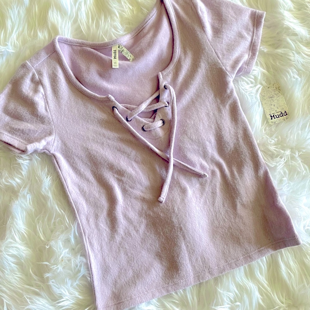 Mudd V- Neck Top